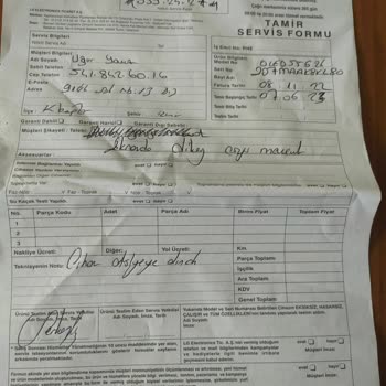 LG TV Televizyonumuzda Dikey Çizgi Hatası