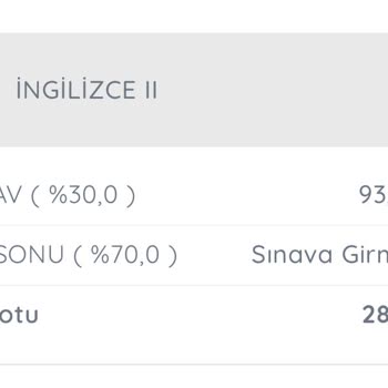Anadolu Üniversitesi Açıköğretim Sınavı Finale Girmedi Yazıyor