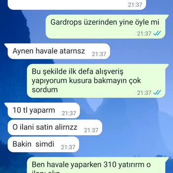 Gardrops Üyesi DEMİRAYAK1e Dikkat Edelim