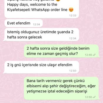 Kıyafet Sepeti Elbise Siparişiyle İlgili Sorunlar