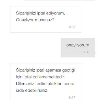 Zara.com Online Alışverişte Stok Olmadığından Kaynaklı Yaşanan Problem