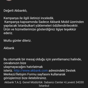 Akbank Kampanya Ücreti Yatmaması