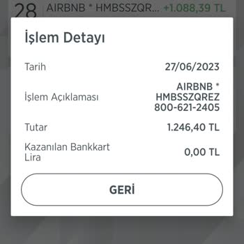 Airbnb Rezervasyon Ücretim Fazla Kesildi, İadem İse Eksik Yattı