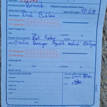 Yurtiçi Kargo Teslim Edilemeyen Kargomuz, Bulunamıyor.