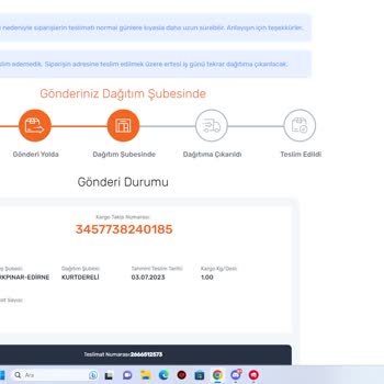 Aras Kargo Dağıtıma Çıkmayan Ürün İade Edildi