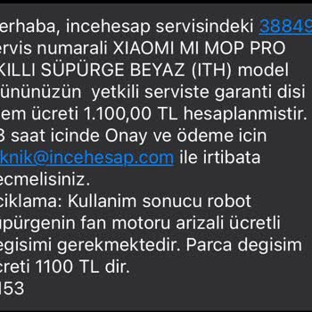 İncehesap.com Satış Sonrası Olumsuz Destek