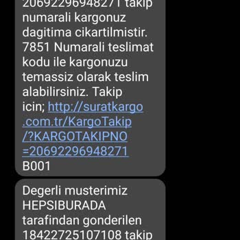 Sincan Sürat Kargo Saraycık Micro Şubesi: Dağıtım Sorumsuzluğu