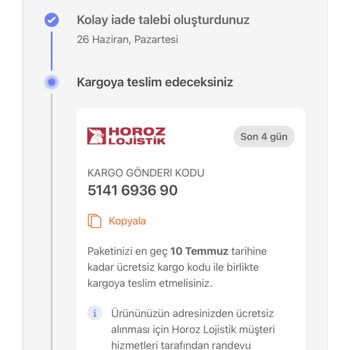 Hepsiburada İade Süreci Ve Horoz Lojistik Şikayeti