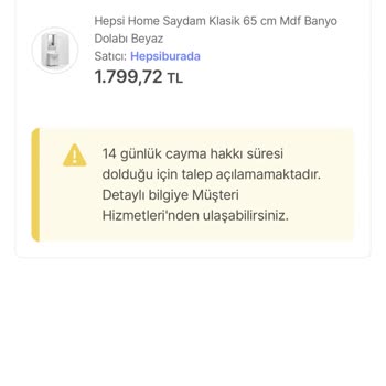 hepsiJET Hepsiburada İade Süreci Şikayeti