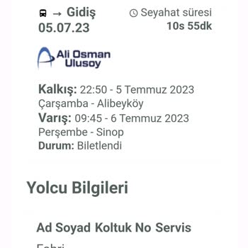 Ali Osman Ulusoy Seyahat Firmasıyla Yaşadığım Sorunlar