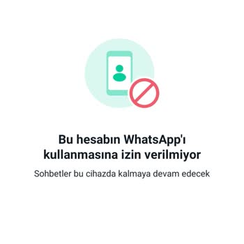 WhatsApp Hesabımı Yasakladı