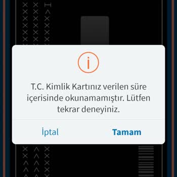 Halkbank Kimlik Arka Yüzü Taramıyor