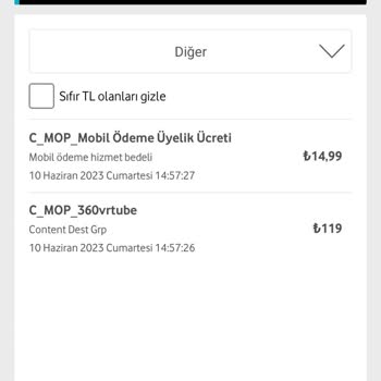 Vodafone Haksız Mobil Üyelik Ücreti