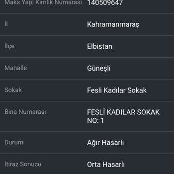 AFAD Hasarlı Evimizin Hak Sahipliği Başvurusu Yapılamıyor