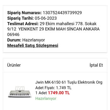 A101 Ürün İptali Yapılmadı Param Hesabıma Yatmadı