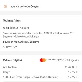 Trendyol Ve Horoz Lojistik Beni Mağdur Etti