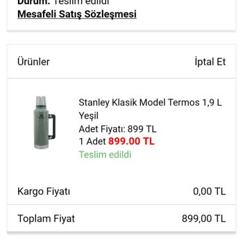 Stanley Termos Sıcak İçecekleri Soğutuyor