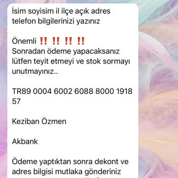 Cakirbey_ahsap (Instagram) Cakirbey_ahsap Instagram'dan Satış Mağduriyeti