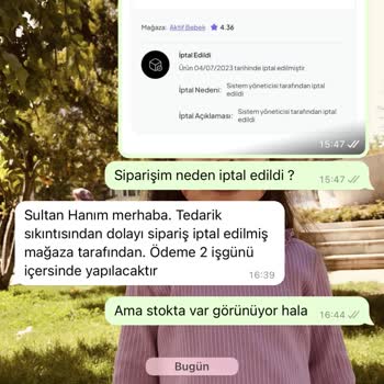 mutlubebek.com Oto Koltuğu Siparişimi İptal Ettiler!