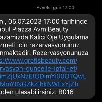 Gratis Beauty Alınamayan Hizmet Ve Üslupsuz Müşteri Temsilcisi