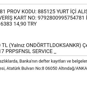 Ziraat Bankası Sanal Pos Adı Altında Ziraat Hesabımdan İzinsiz. 1490 Para Çekilmesi