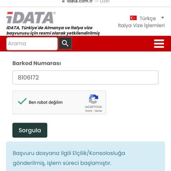 İdata İtalya Vize Başvurusunun Gecikmesi