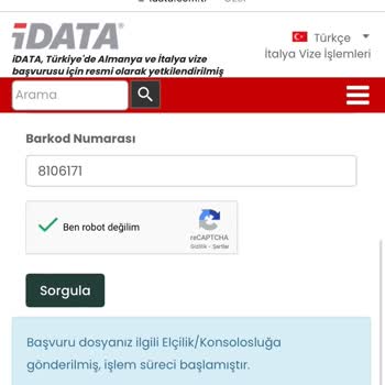 İdata İtalya Vize Başvurusunun Gecikmesi