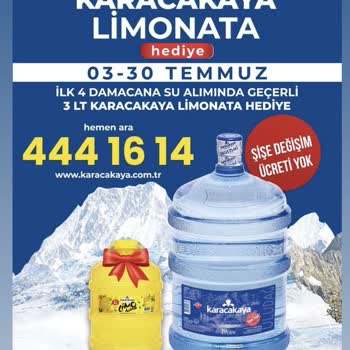 Karacakaya Su 3.07.2023 Tarihli Kampanyada Damacana Değişim Ücreti İstedi