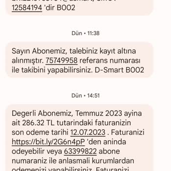 D-Smart 'da Yanlış Bilgi Ve Abonelik İptali