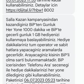 Turkcell İnternet Tarifem Değişti