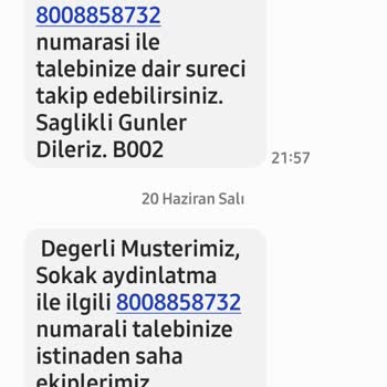 ADM Elektrik Dağıtım Sokak Aydınlatması Arızası