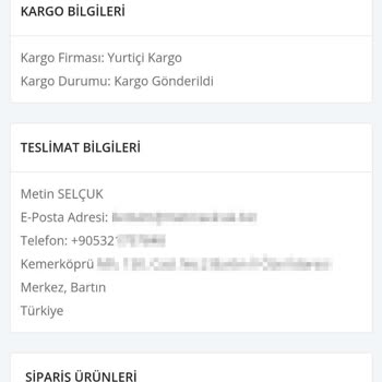 Giyinsen Gönderilen Bambaşka Bir Ürün Ve Yapılmayan İade