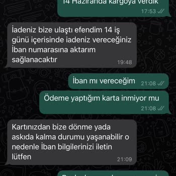 By Sadem Butik İademi Yapmadı.