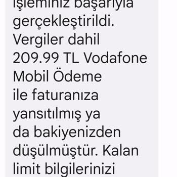 Vodafone Subs Satın Almadım