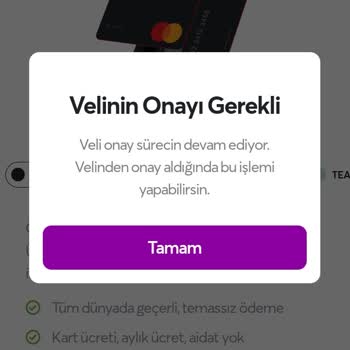 Papara Kart Veli Onay
