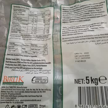 Tarım Kredi Kooperatif Market Tarım Kredi Marketleri Ürünü Anadolu Marka Baldo Pirinç Kurtlu Çıktı