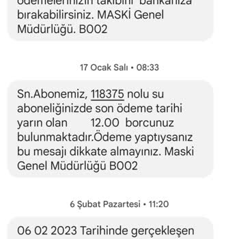 Malatya Büyükşehir Belediyesi Su Faturası Hatası