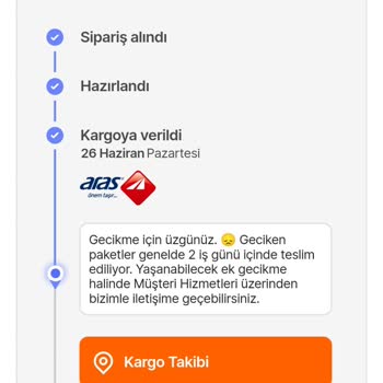 Aras Kargo Beşiktaş Cep Şubesi Kargo Teslimatı Yapmaması