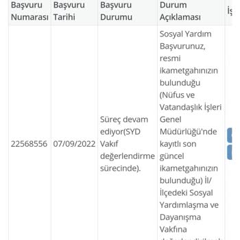 E-Devlet (Turkiye.gov.tr) Sosyal Yardım Aile Destek Başvurusu Sonuçlanmıyor