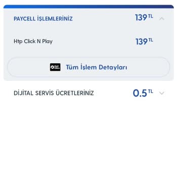 Turkcell Paycell Kullanılmayan Servis Ücret İadesi