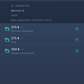 7slots Para Çekim Talebi