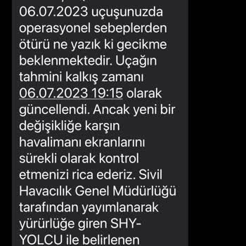 Sunexpress Hava Yolları 12 Saat Rötar Ne Demek?