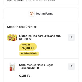 Migros Şanslı Saatler İptal Edilen Lipton Ice Tea Ürünü