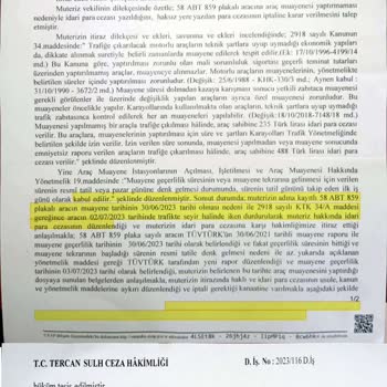 Tüvtürk Resmi Tatile Muayene Tarihi Verdiği İçin Ceza Yedim!