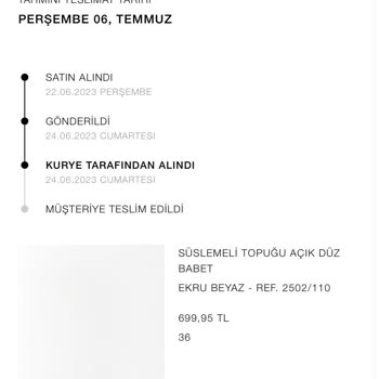 Zara'dan Ulaşamayan Kargolarım