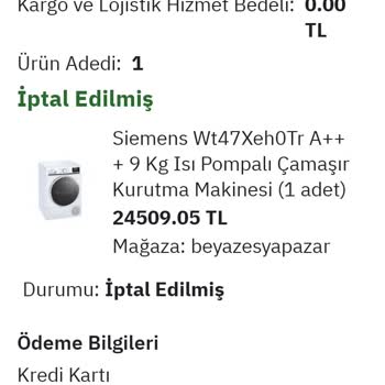 PttAVM PTT. AVM Ürün İptali