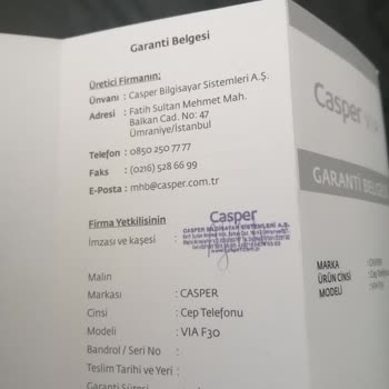 BİM'den Casper Telefon 2 Ayda Bozuldu
