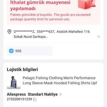 İstanbul Havalimanı Gümrüğünde El Konulan Ürünüm.
