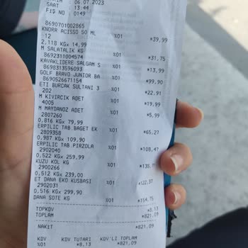 Ömerli Kiptaş Onur Market Kasa Fişi İndirim Hatası