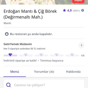 Getir Siparişleri Ve Firmaları Takip Etmiyor. Mağduriyet Yaratıyor.